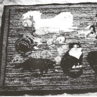 Cats (Falliers Felines) #186, Jeanne Fallier 33 x 25