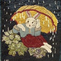 Bunny's Umbrella, 24" x 30", A Sharon Smith Pattern