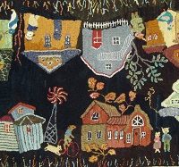 Carmel Cottages, 38" x 52", A Sharon Smith Pattern
