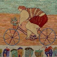 City Biker, 24" x 30", A Sharon Smith Pattern