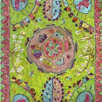 Funky Town,  4' x 5', A Sharon Smith Pattern