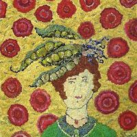 Peas Garden Hat, 24" x 35", A Sharon Smith Pattern
