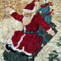 Santa on a Sleigh Ride, 18" x 24", A Sharon Smith Pattern