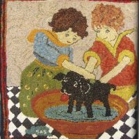 Bathtime, 24" x 30", A Sharon Smith Pattern