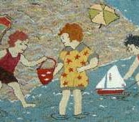 By The Sea (large), 27" x 50", A Sharon Smith Pattern