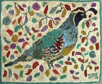 California Quail, 15" x 20", A Sharon Smith Pattern