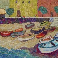 Fishing Boats, 23" x 26", A Sharon Smith Pattern