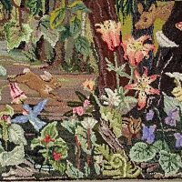 Wood's Edge (Wildflower Tapestry) #118,  Jeanne Fallier 15 x 24