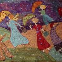 Purple Rain, 24" x 35", A Sharon Smith Pattern