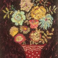 Red Vase, 18" x 24", A Sharon Smith Pattern