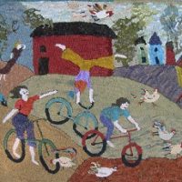 Women On Wheels, 30" x 39", A Sharon Smith Pattern