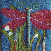 Dragonfly, 17" x 17", A Sharon Smith Pattern