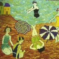 Swimmers, 24" x 35", A Sharon Smith Pattern