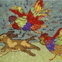 The Chase, 24" x 30", A Sharon Smith Pattern