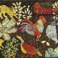 Garden Raid, 24" x 35", A Sharon Smith Pattern