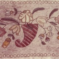 Tate House Primitive, Ruth Hall Pattern 32" x 66", H105