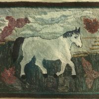 Primitive Colt, pattern by Ruth Hall, 28.5" x 40.5", H212