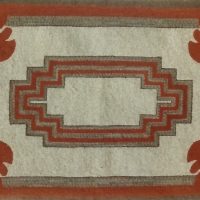 Primitive Geometric, pattern by Ruth Hall, 26" x 40" H286