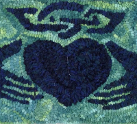 Claddagh, 8" x 24", pattern by P is for Primitive