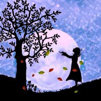 Seasons, 18 x 18, Vintage Postcard Pattern From Joan Moshimer's Studio