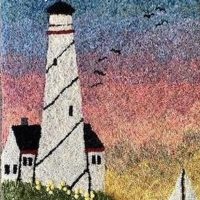 Celebrate, 20" x 16", pattern by P is for Primitive