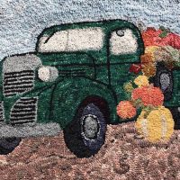 Harvest Truck, 16" x 28", by P is for Primitive