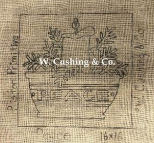 PEACE, 16 x 16 Holiday Pattern, by P is for Primitive - Image 3