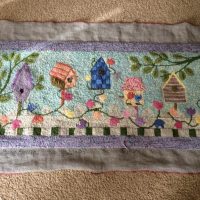 Birdhouses 20 x 45, Pattern M432 by Joan Moshimer