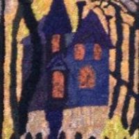 All Hallow's Eve - Haunted House - P is for Primitive Pattern