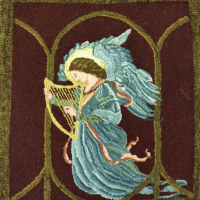 Blue Angel, Jeanne Fallier 18 x 22