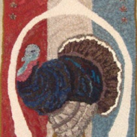 Thanksgiving Wishes, 35" x 23" by P is for Primitive