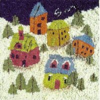 Glitter Houses, 18" x 18", A Sharon Smith Pattern