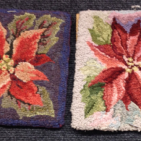 Poinsettia Tile Pattern by Joan Moshimer, MT2B 7.5" square