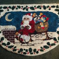 Jolly Olde St. Nick Hearth Rug, M 363, 27" X 44"