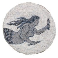 Shelburne Mermaid Chair Seat, Joan Moshimer Pattern 15" Round  MCS 256