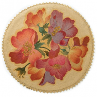 Aurora Rose 47" Round Joan Moshimer Pattern M377