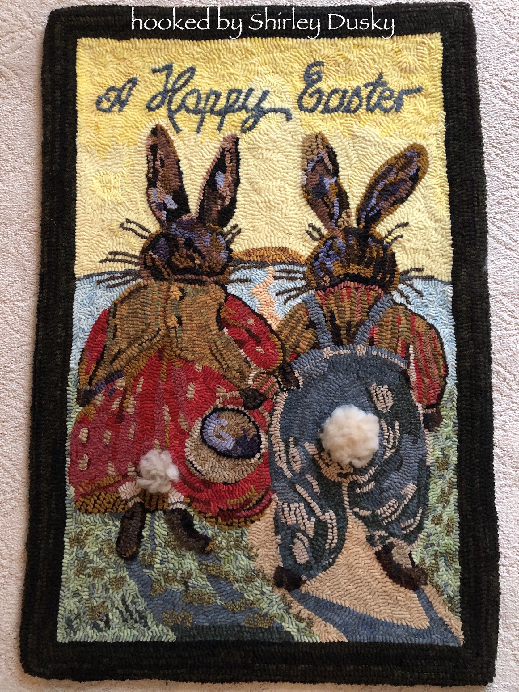 Jack and Jill Vintage Postcard Pattern WITH Words! 20 x 32 - Image 2