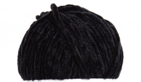 Velvet Yarn Fabulous Black to Hook with!