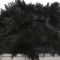 Fur Yarn Fabulous Black to Hook with!