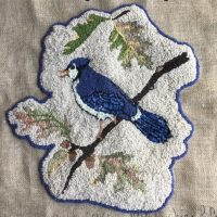 Bluejay,  MP154,  Joan Moshimer Studio Pattern   17" x 20"