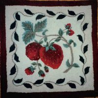 Strawberry Block  MCS 16 Joan Moshimer Pattern 14" x 14"