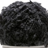 Curly Boucle  Yarn Fabulous  Black to Hook with!