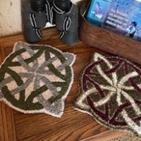 Celtic Knot Snowflake - Celtic Heritage Series - pattern by P is for Primitive, 18 x 18