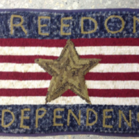 Memorial Star Mat,    Joan Moshimer Pattern      M443 14 x 32