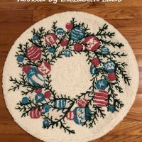 Simple Bounty Table Topper Small, 24" round, by P is for Primitive