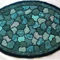 Broken Glass, Oval 16 x 24, by Joan Moshimer