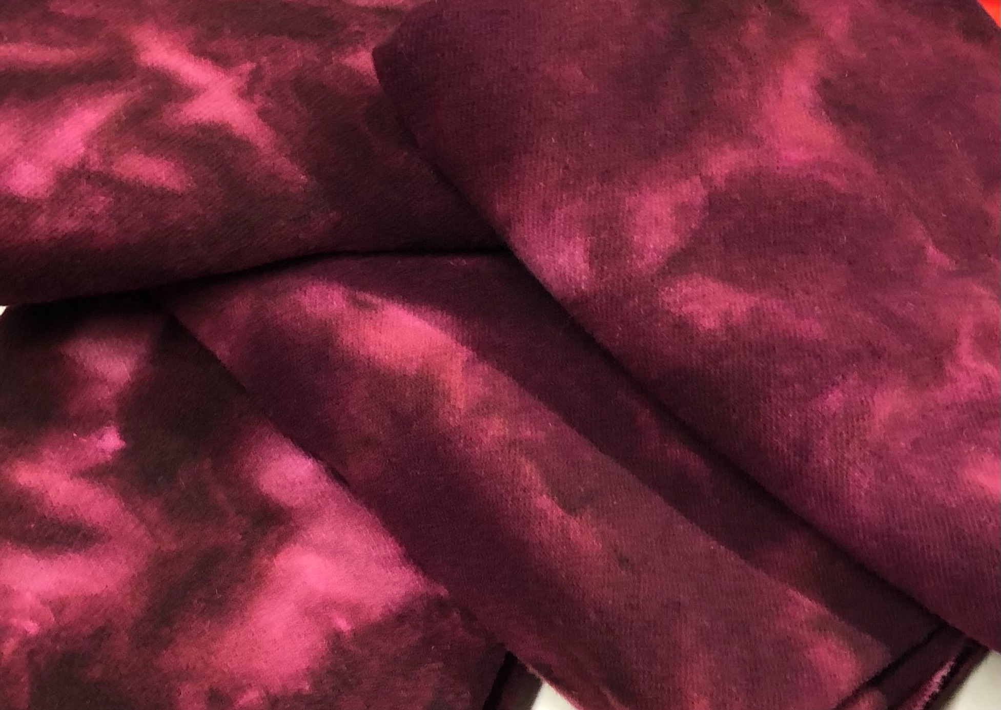 Hand Dyed Wool - Bowl of Cranberries - Image 2