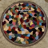 Broken Glass, 36" round, from Joan Moshimer's Studio