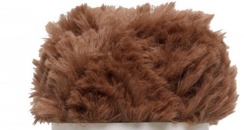 Fur Yarn Fabulous Caramel to Hook with!