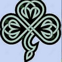 Celtic Shamrock with A Twist - Celtic Heritage Series - pattern by P is for Primitive, 18 x 18